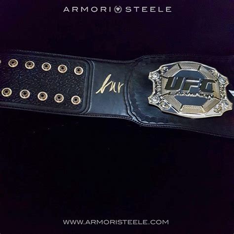 conor mcgregor signed belt